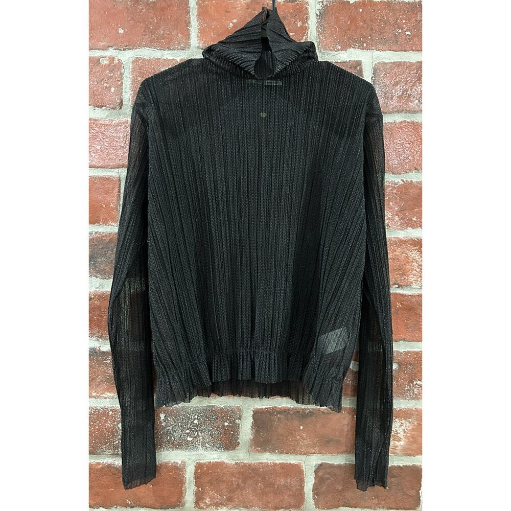 DAY Birger Et Mikkelson High Neck Semi Sheer Top Size XXS